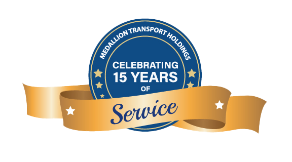 15 Years of service logo