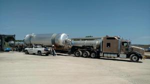 Large tank transport